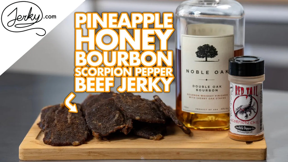 Pineapple Honey Bourbon Scorpion Pepper Jerky Recipe - A Unique Sweet & Spicy Flavor