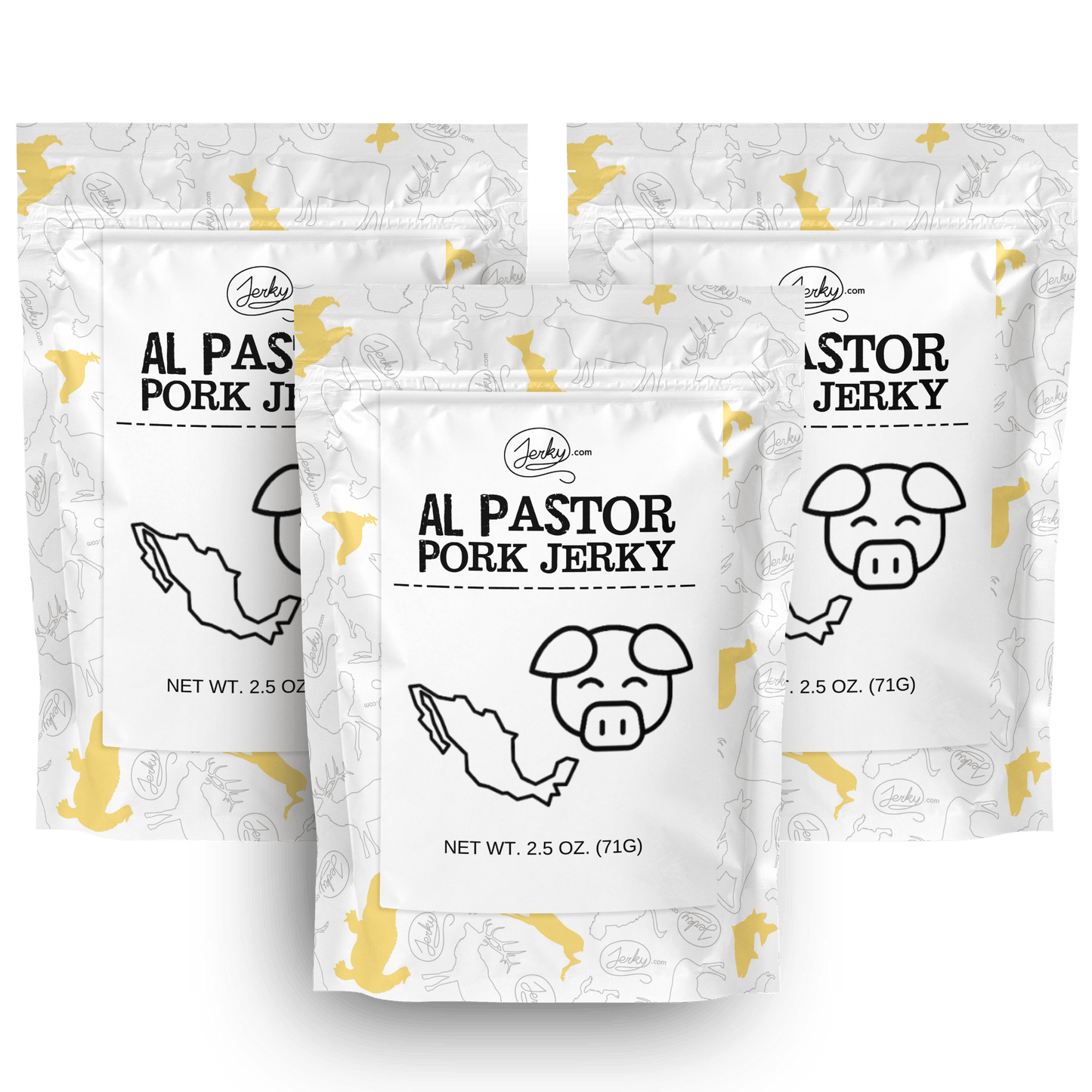 Al Pastor Pork Jerky - Limited Edition Test Kitchen Jerky 3-Pack by Jerky.com