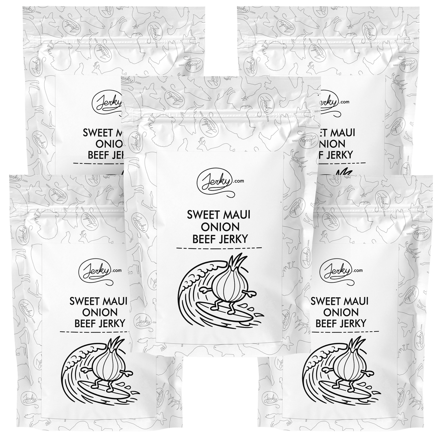 Test Kitchen Batch #54 - Sweet Maui Onion Beef Jerky 5-Pack by Jerky.com
