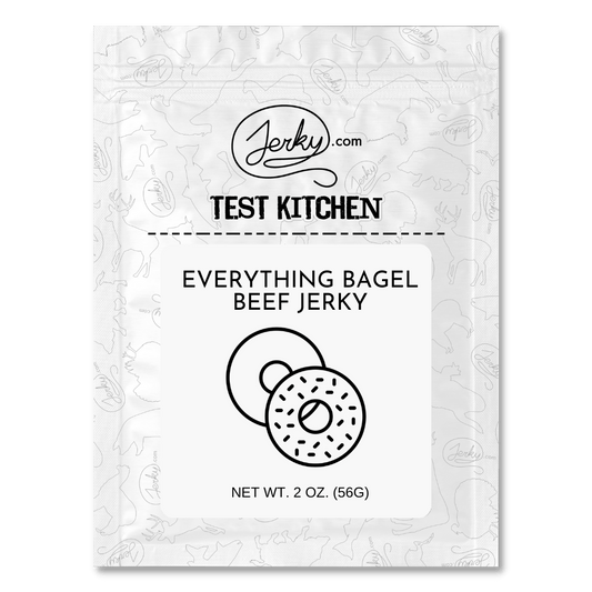 Test Kitchen Batch #28 - Everything Bagel Beef Jerky by Jerky.com