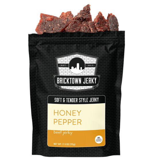 Soft and Tender Style Beef Jerky - Honey Pepper
