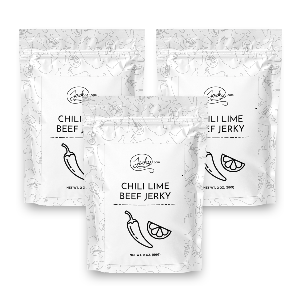 Test Kitchen Batch #56 - Chili Lime Beef Jerky 3-Pack by Jerky.com