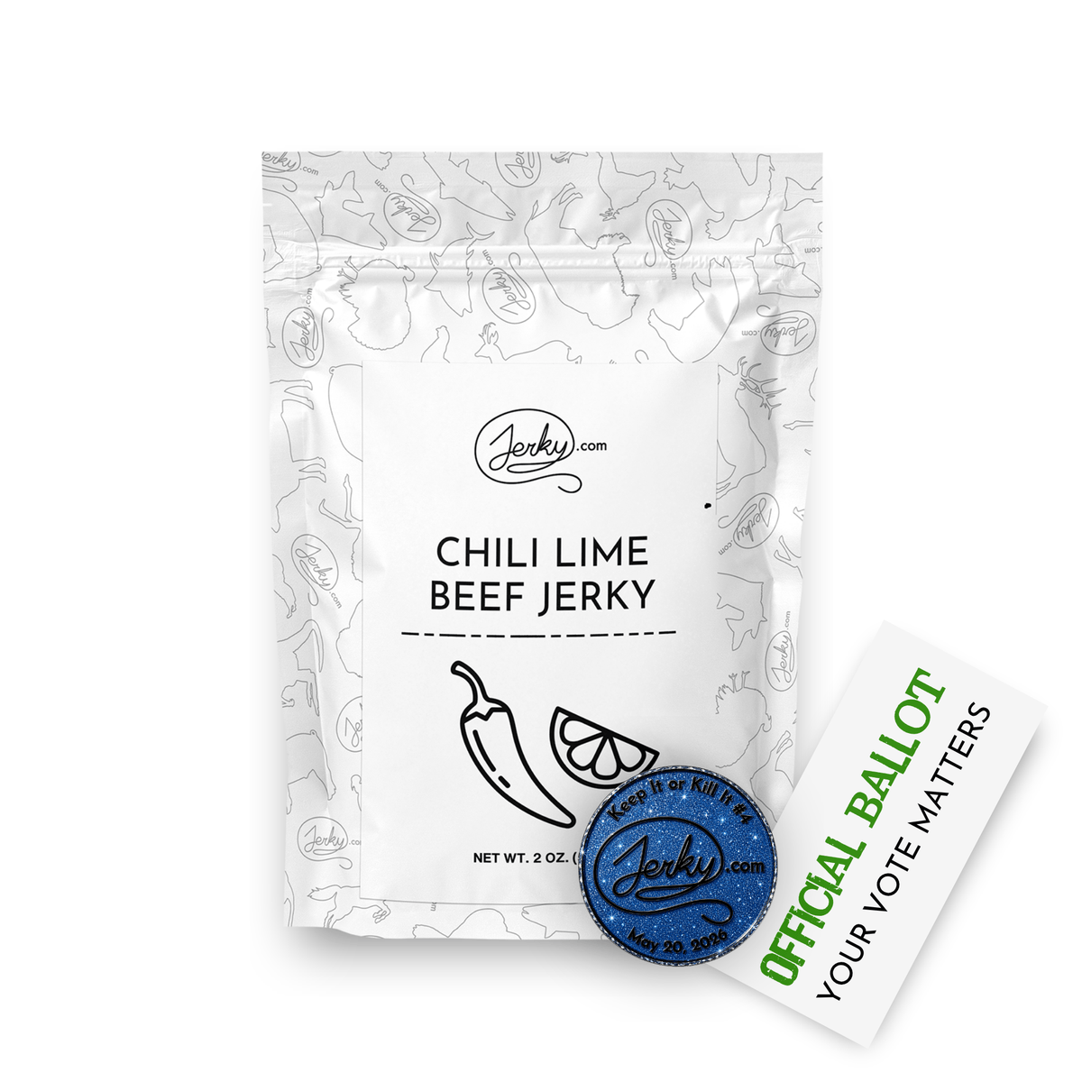 Test Kitchen Batch #56 - Chili Lime Beef Jerky Keep It or Kill It Bundle by Jerky.com