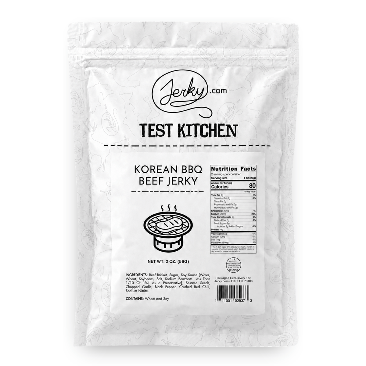 Test Kitchen Batch #55 - Korean BBQ Beef Jerky Beef Jerky by Jerky.com