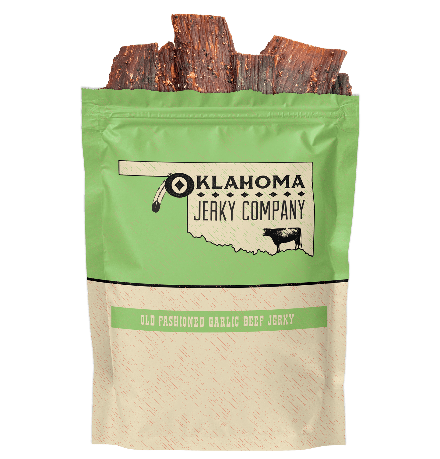 Old Fashioned Style Beef Jerky - Garlic by Oklahoma Jerky Company