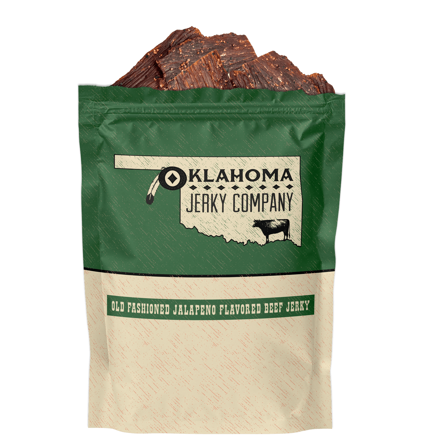 Old Fashioned Style Beef Jerky - Jalapeno by Oklahoma Jerky Company