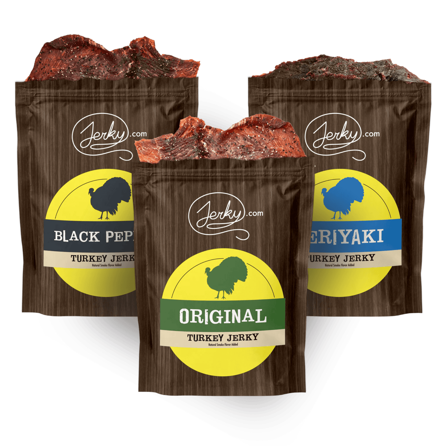 Turkey Jerky 3 Flavor Bundle by Jerky.com