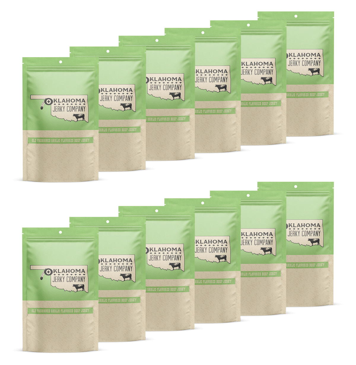 Old Fashioned Style Beef Jerky - Garlic by Oklahoma Jerky Company