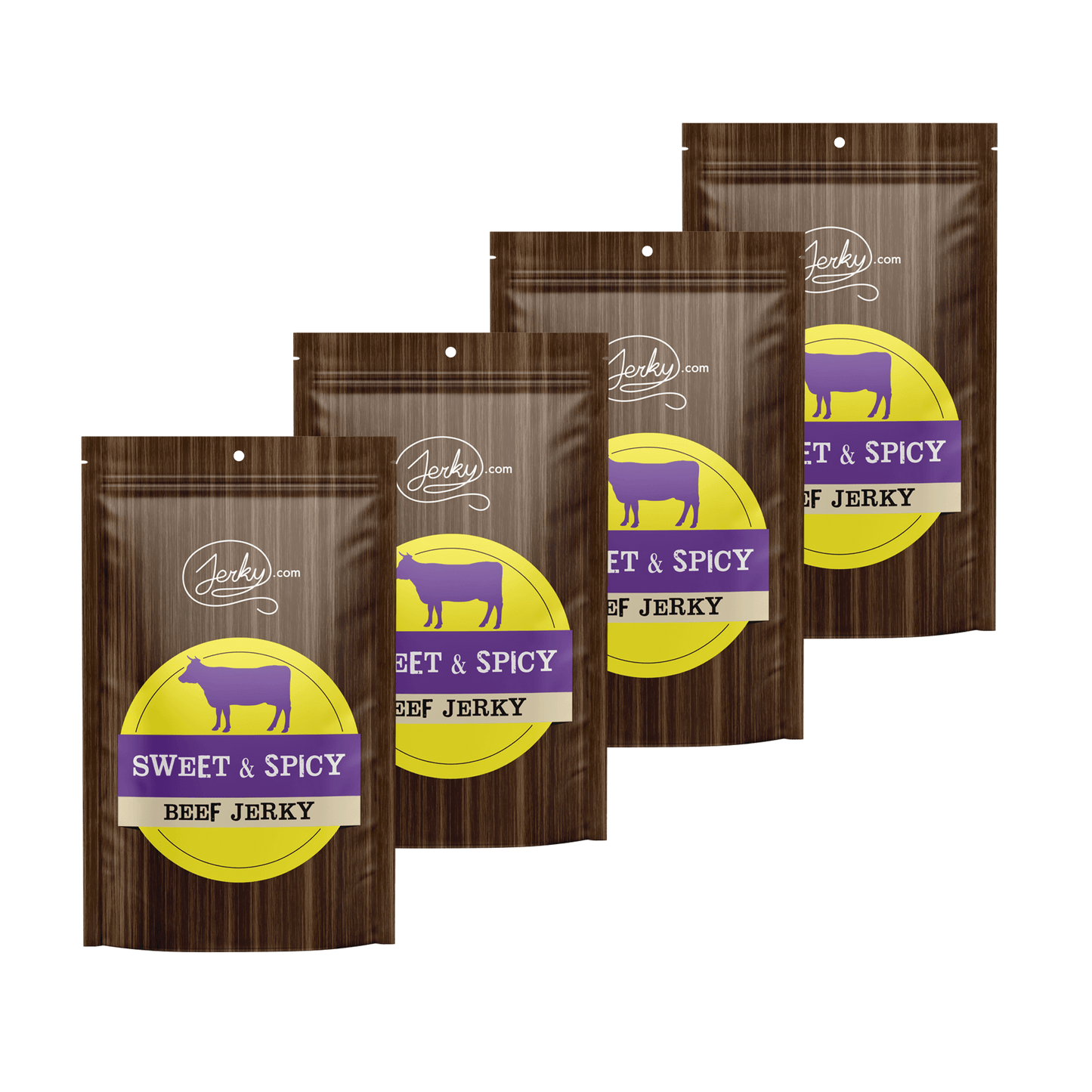 All-Natural Beef Jerky - Sweet & Spicy - 1 Pound Bag by Jerky.com