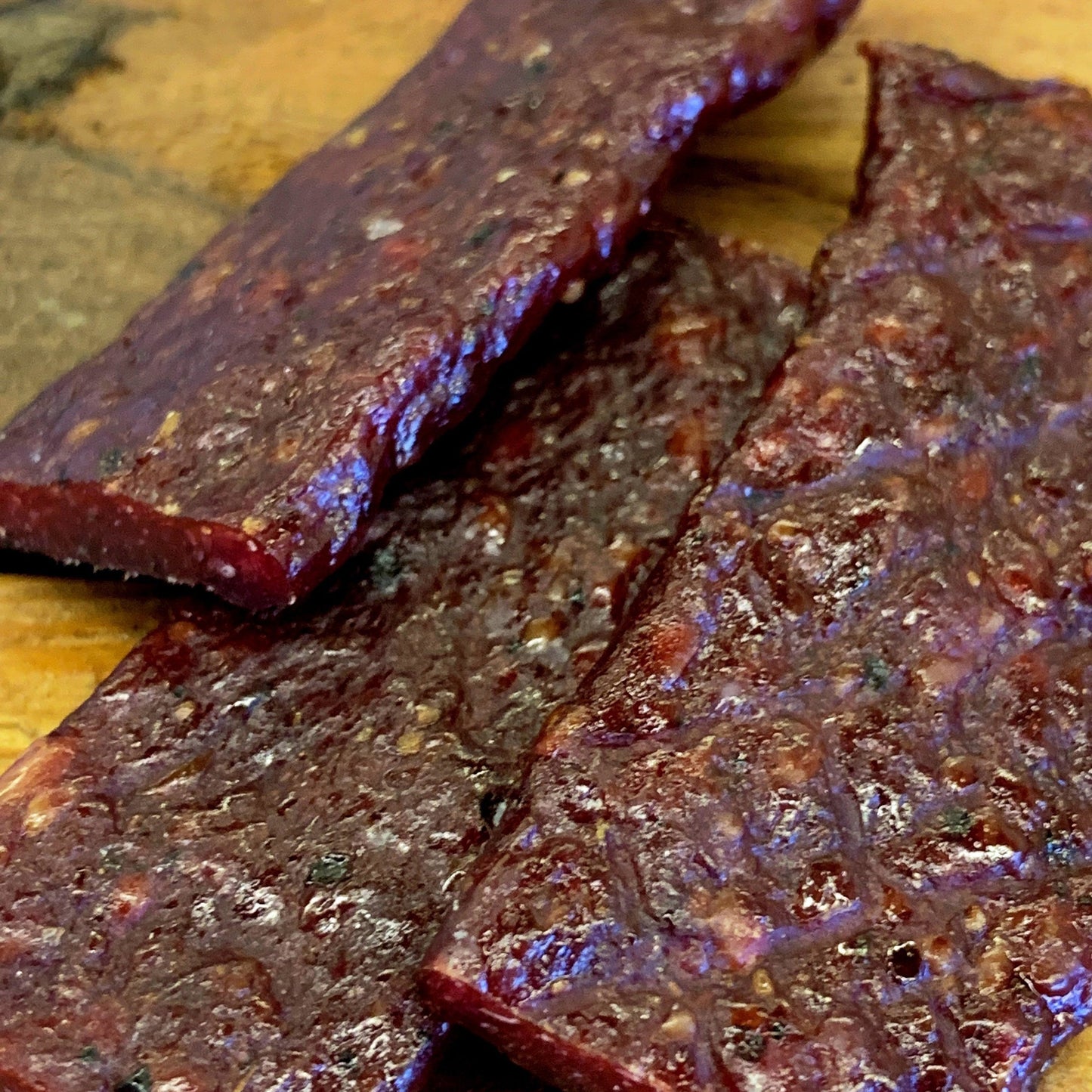 Exotic Kippered Jerky Strips and Exotic Smoky Snack Sticks Variety Pack by Jerky.com