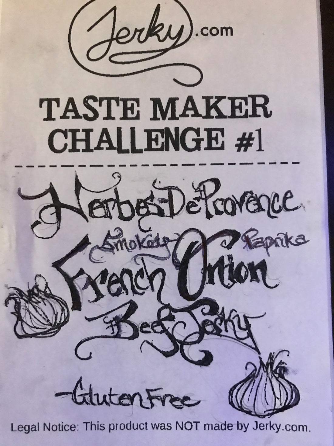 Matthew  - Herbes De Provence-Smokey Paprika-French Onion Beef Jerky