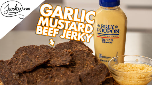 Garlic Mustard Beef Jerky