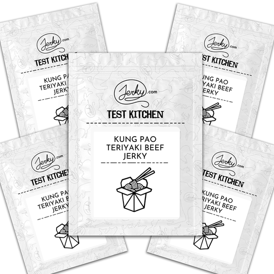 Test Kitchen Batch #50 - Kung Pao Teriyaki Beef Jerky 5-Pack by Jerky.com