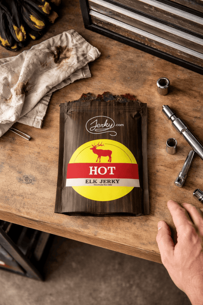 All-Natural Elk Jerky - Hot by Jerky.com