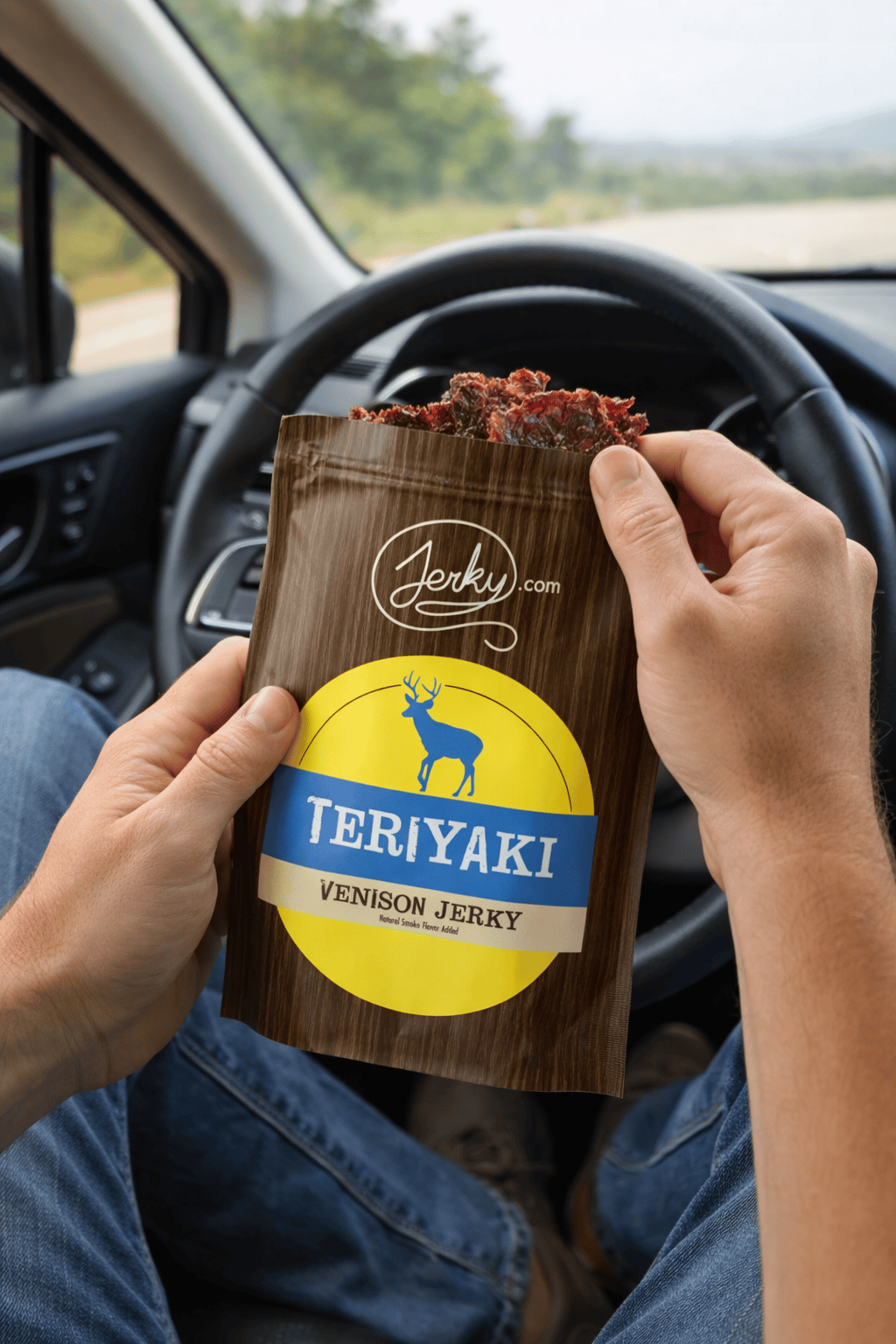 All-Natural Venison Jerky - Teriyaki by Jerky.com