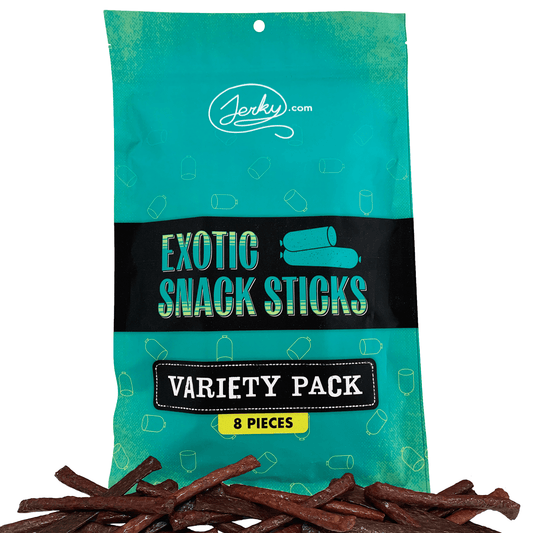 Exotic Snack Sticks Variety Pack - 8 Pieces by Jerky.com