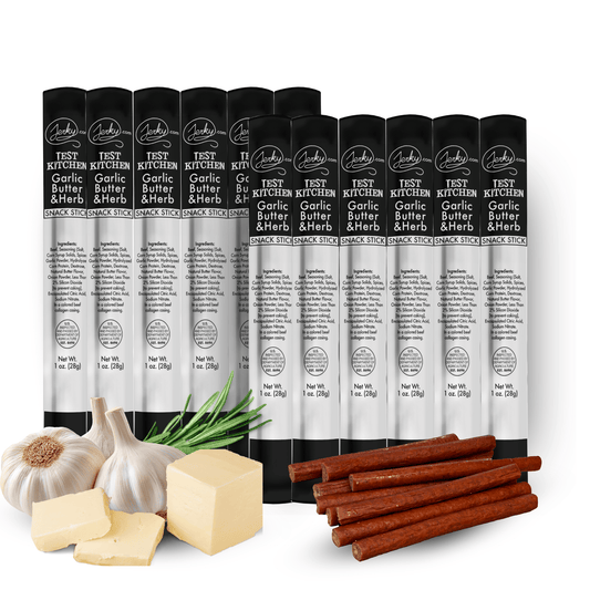 Garlic Butter & Herb Snack Sticks by Jerky.com