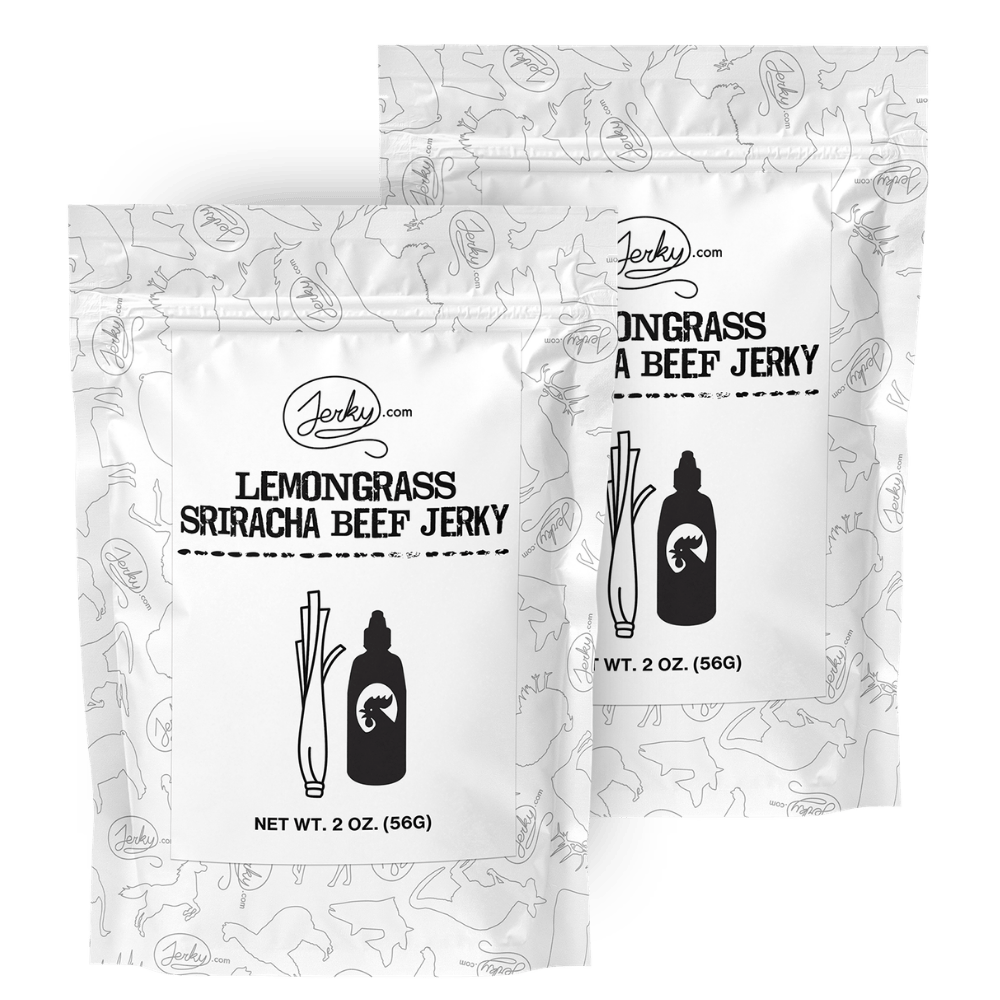 Test Kitchen Batch #52 - Lemongrass Sriracha Beef Jerky 2oz 2 Pack by Jerky.com
