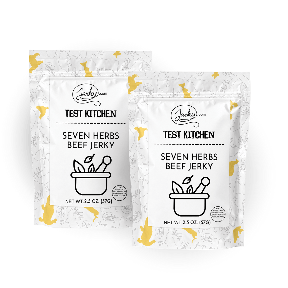 Seven Herbs Beef Jerky - Limited Edition Test Kitchen Jerky - 2-Pack by Jerky.com