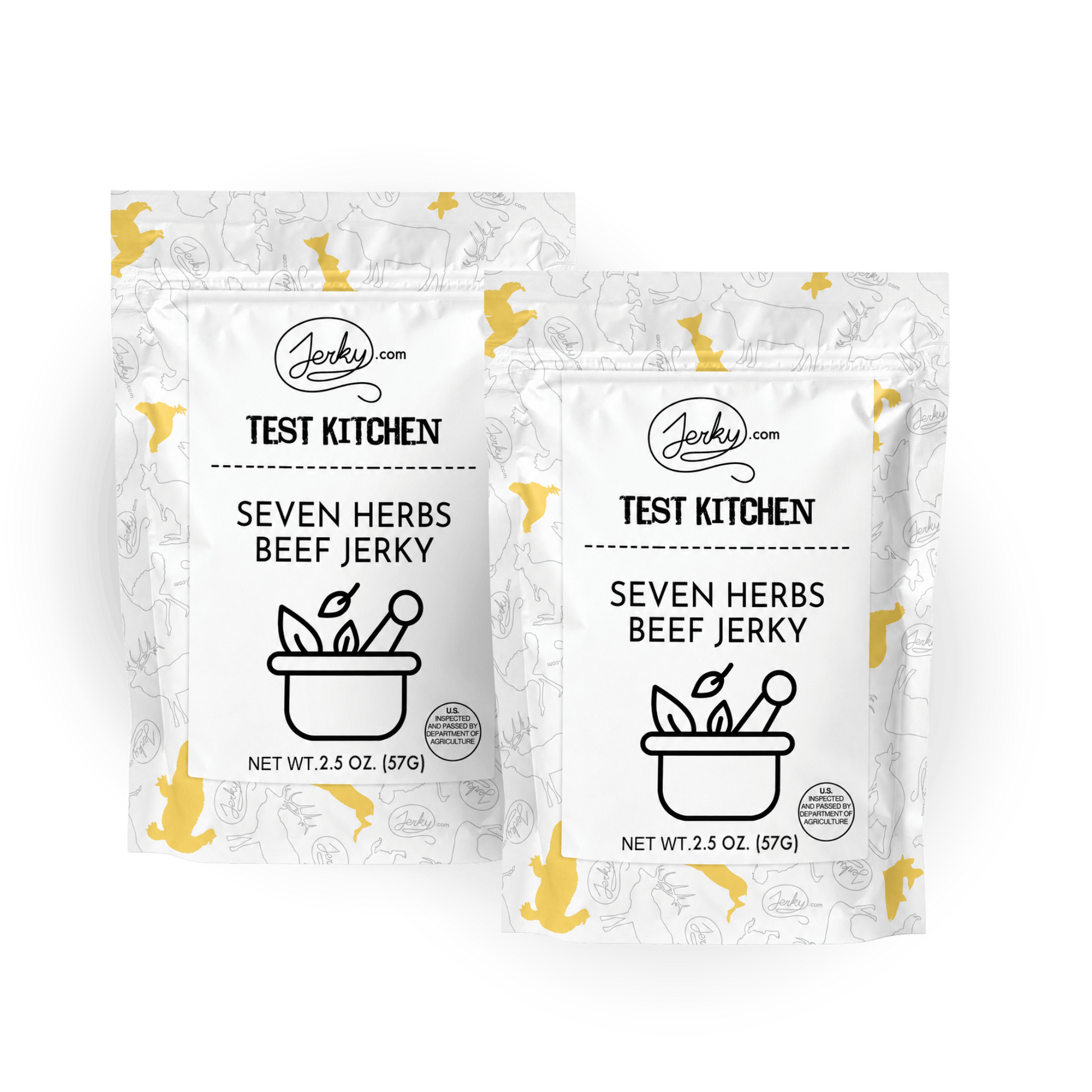Seven Herbs Beef Jerky - Limited Edition Test Kitchen Jerky - 2-Pack by Jerky.com