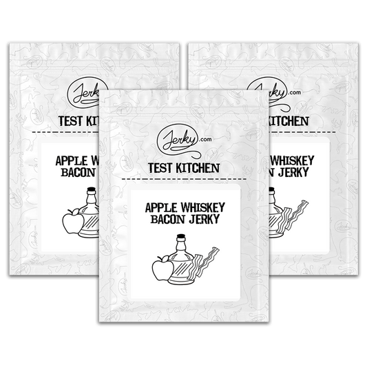 Test Kitchen Batch #49 - Apple Whiskey Bacon Jerky 3-Pack by Jerky.com