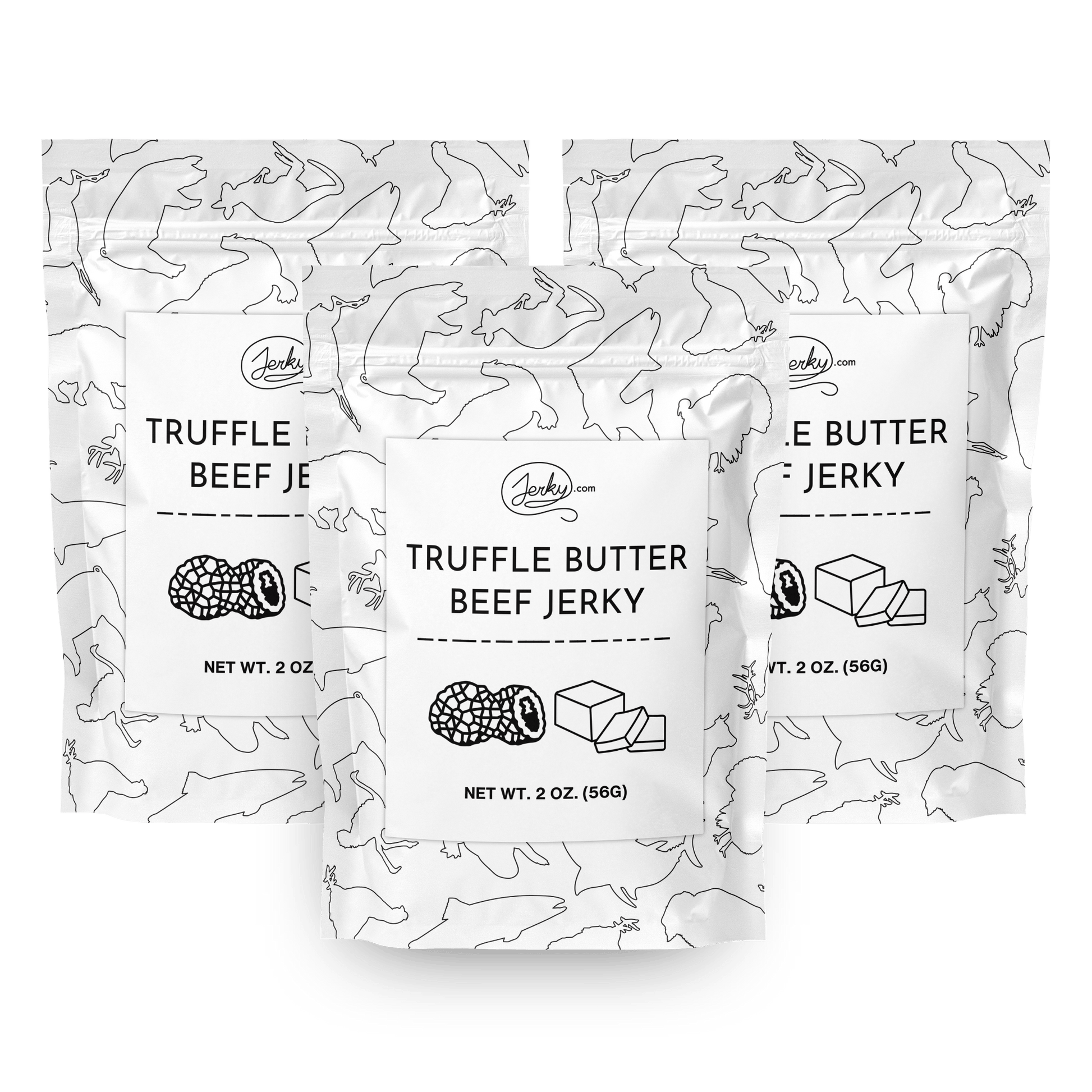 Test Kitchen Batch #51 - Truffle Butter Beef Jerky 3-Pack by Jerky.com