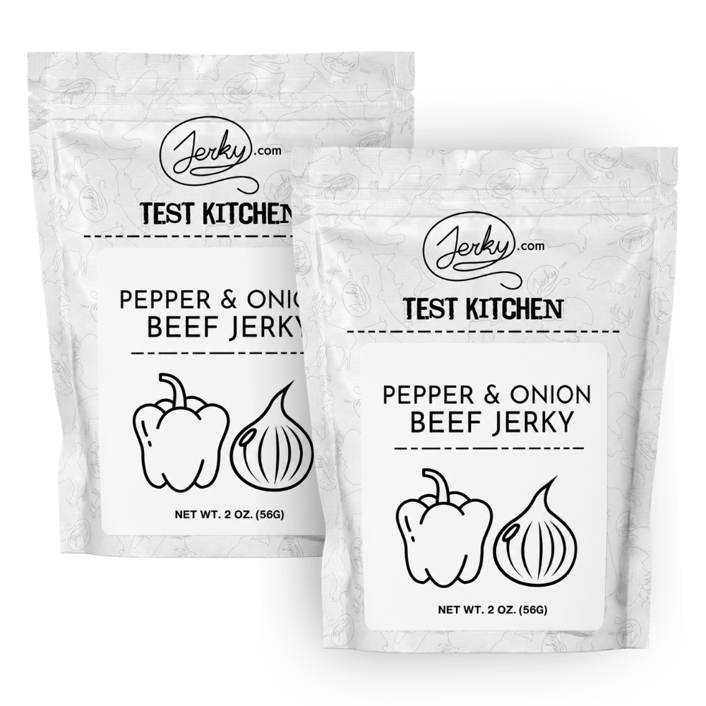 Test Kitchen Batch #53 - Pepper & Onion Beef Jerky 2oz 2-Pack by Jerky.com