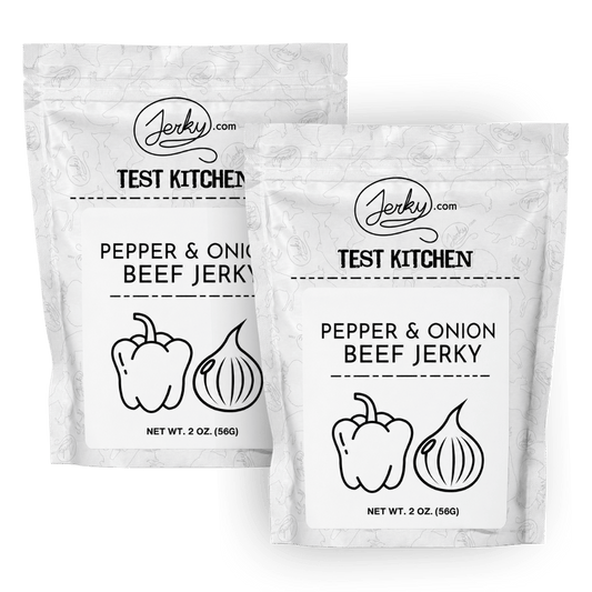 Test Kitchen Batch #53 - Pepper & Onion Beef Jerky 2oz 2-Pack by Jerky.com