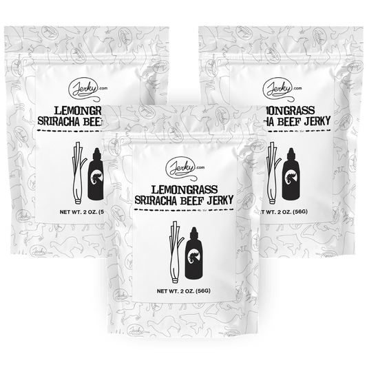 Test Kitchen Batch #52 - Lemongrass Sriracha Beef Jerky 3-Pack by Jerky.com