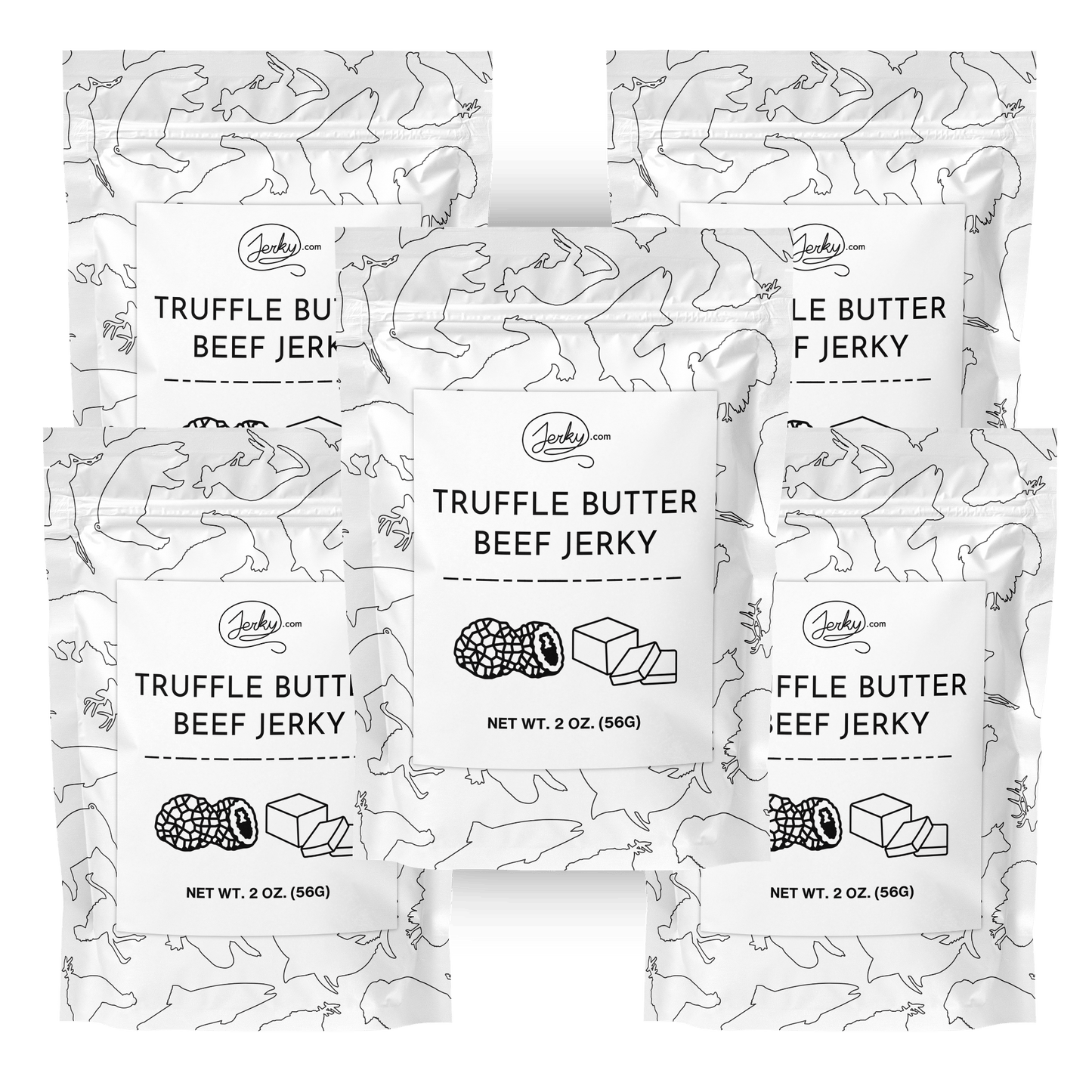 Test Kitchen Batch #51 - Truffle Butter Beef Jerky 5-Pack by Jerky.com