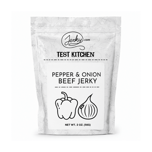 Test Kitchen Batch #53 - Pepper & Onion Beef Jerky 2oz by Jerky.com