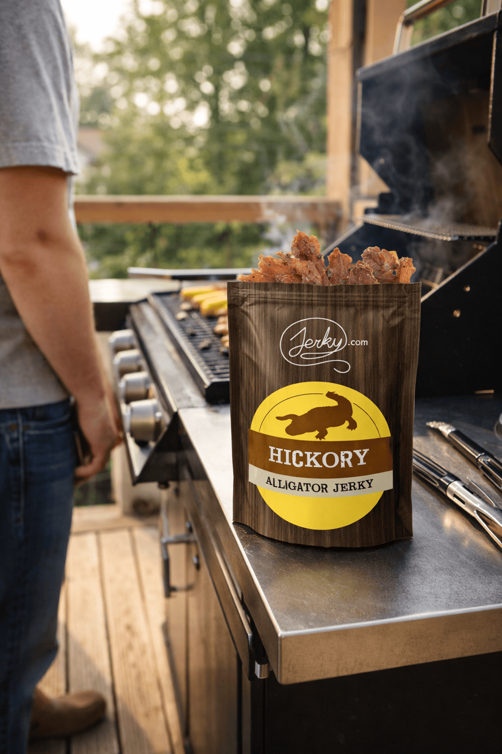 All-Natural Alligator Jerky - Hickory by Jerky.com