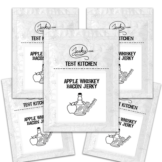 Test Kitchen Batch #49 - Apple Whiskey Bacon Jerky 5-Pack by Jerky.com