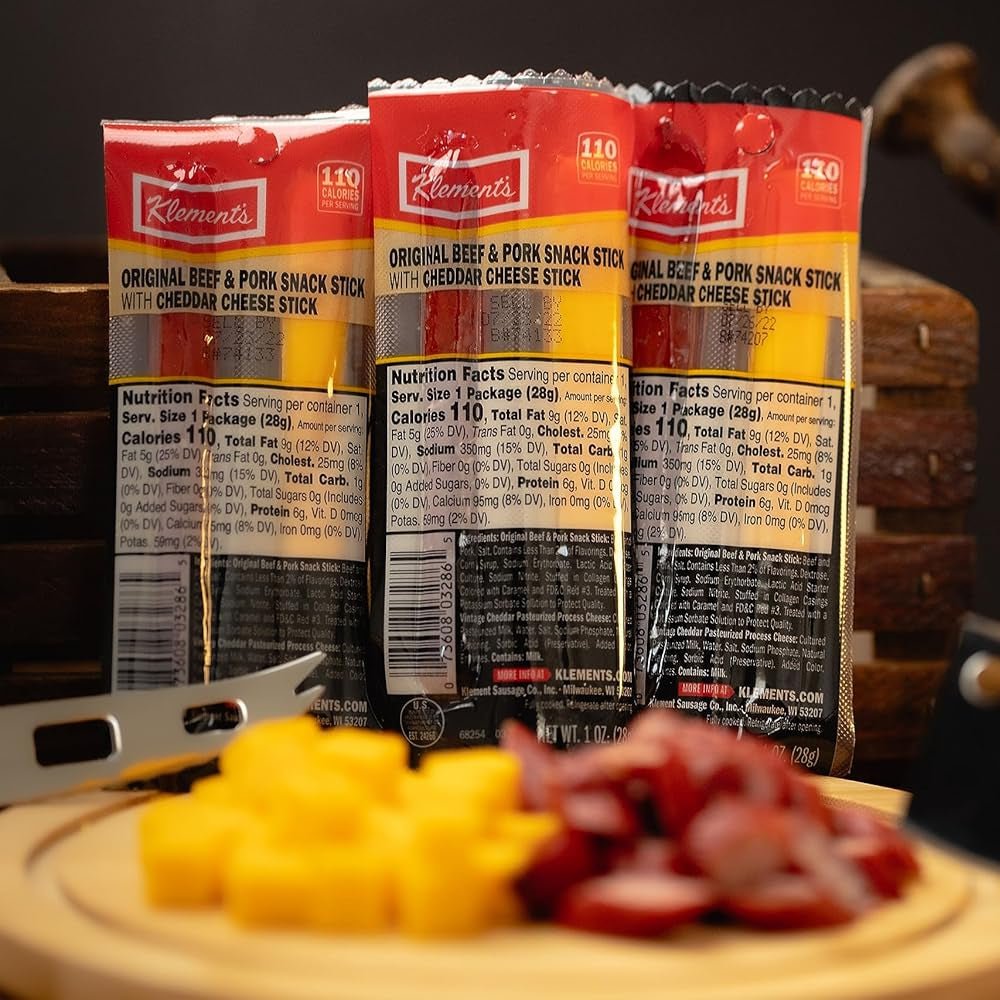 26 pc. Meat and Cheese Sticks Sampler – Jerky.com