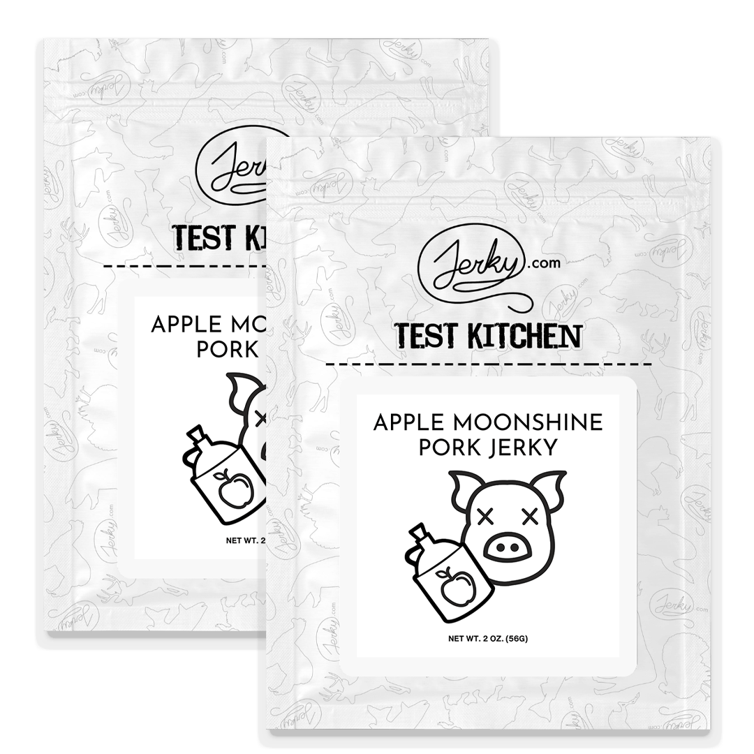 Test Kitchen Batch #46 - Apple Moonshine Pork Jerky 2-Pack by Jerky.com