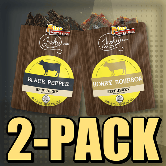 Black Pepper & Honey Bourbon 2-Pack by Jerky.com