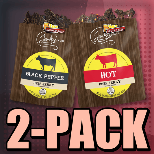Black Pepper & Hot 2-Pack by Jerky.com
