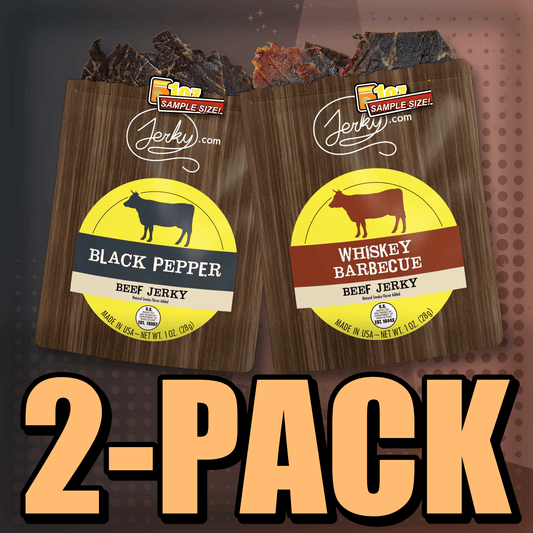 Black Pepper & Whiskey BBQ 2-Pack by Jerky.com