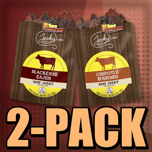 Blackened Cajun & Chipotle Bourbon 2-Pack by Jerky.com