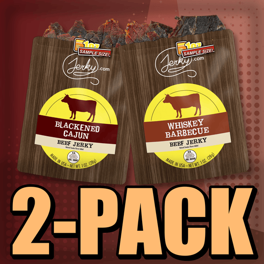 Blackened Cajun & Whiskey BBQ 2-Pack by Jerky.com