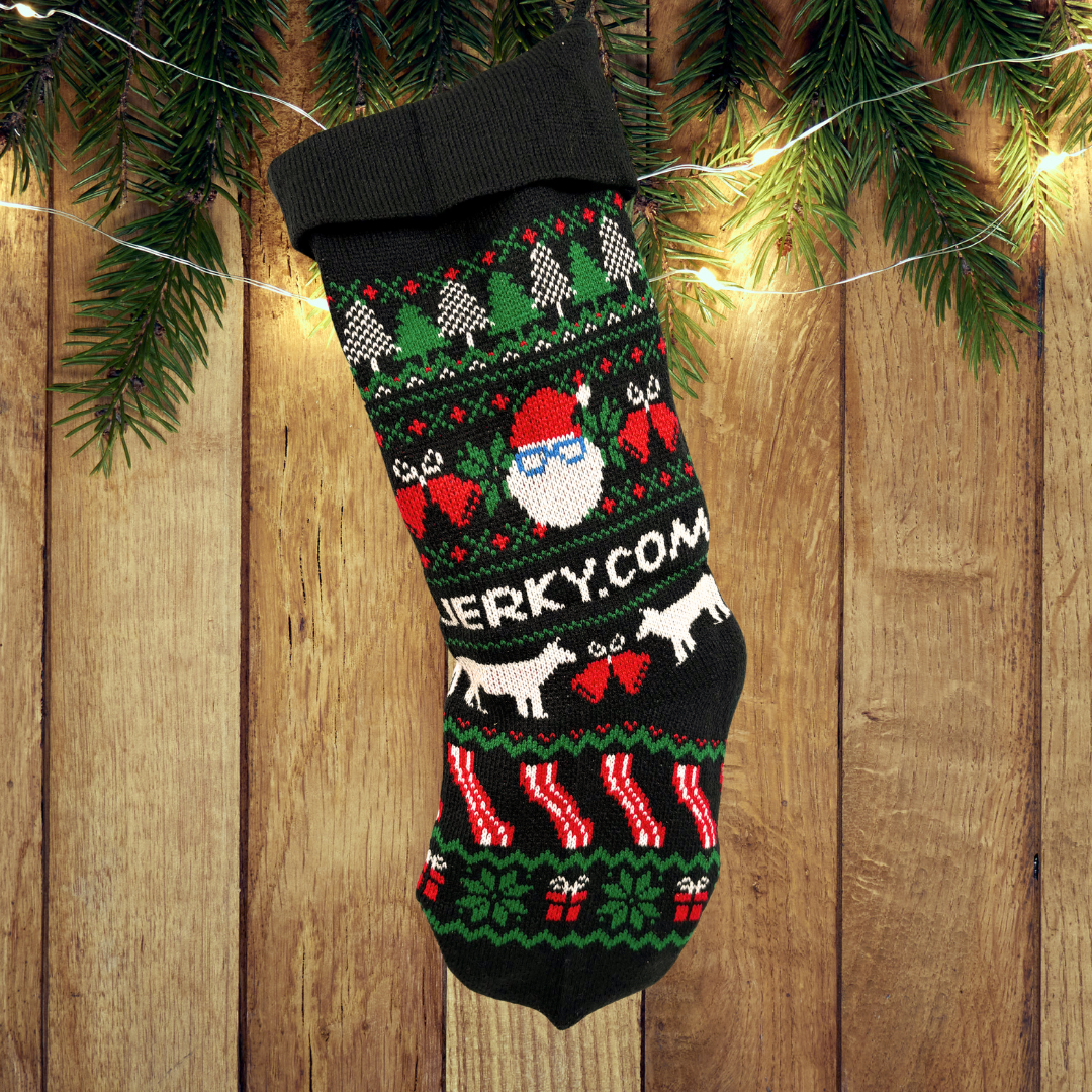 FREE Black Jerky.com Christmas Stocking by Jerky.com