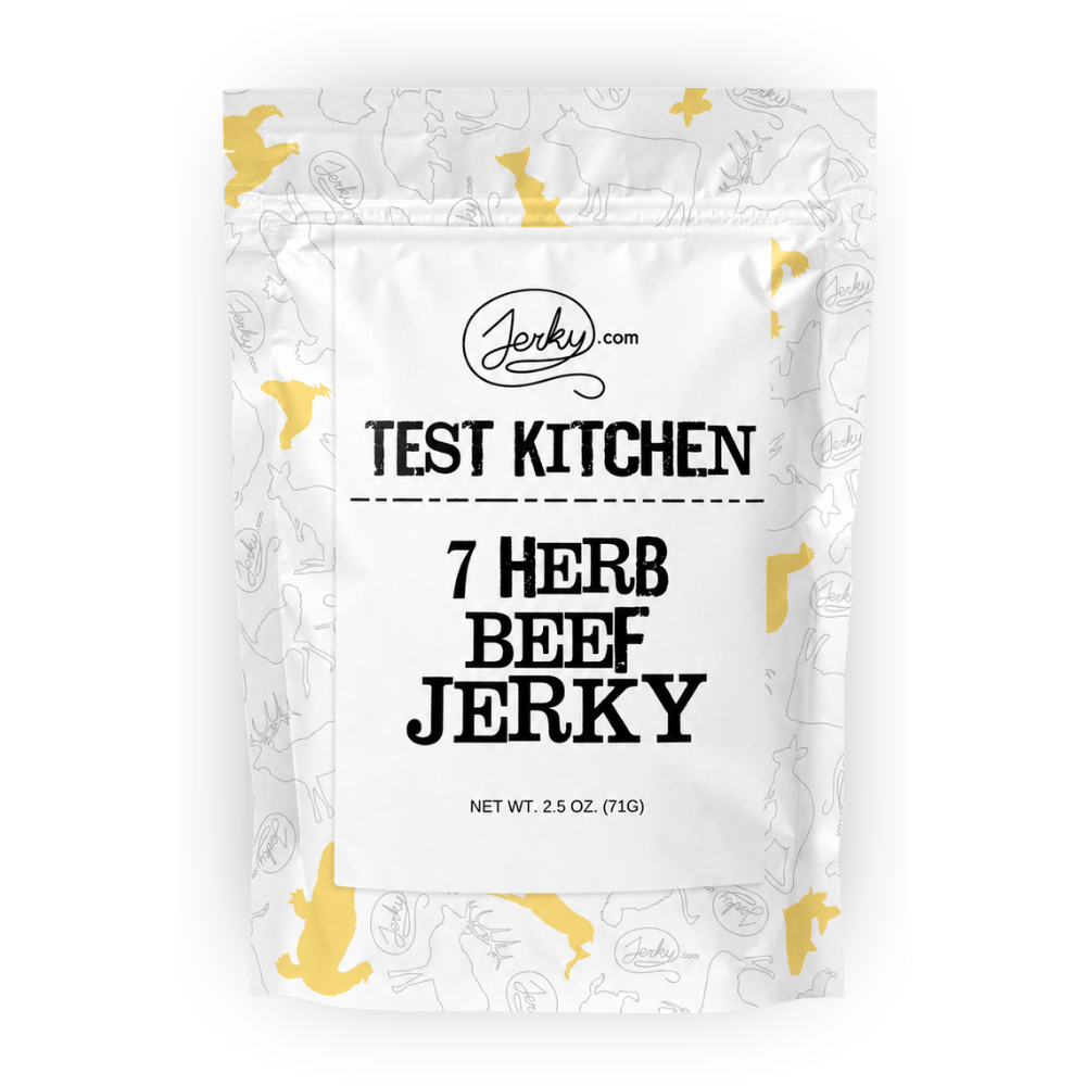 7 Herb Beef Jerky - Limited Edition Test Kitchen Jerky - 2.5 oz. by Jerky.com