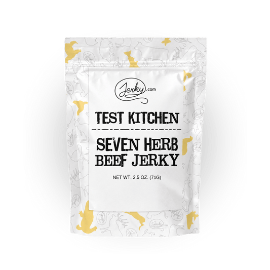 Seven Herbs Beef Jerky - Limited Edition Test Kitchen Jerky - 2.5 oz. by Jerky.com