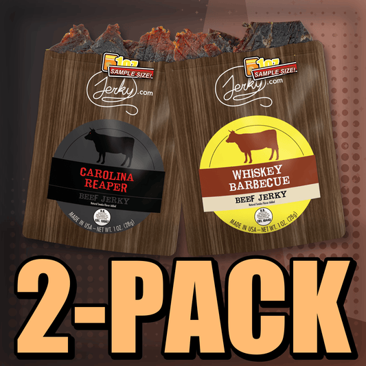 Carolina Reaper & Whiskey BBQ 2-Pack by Jerky.com