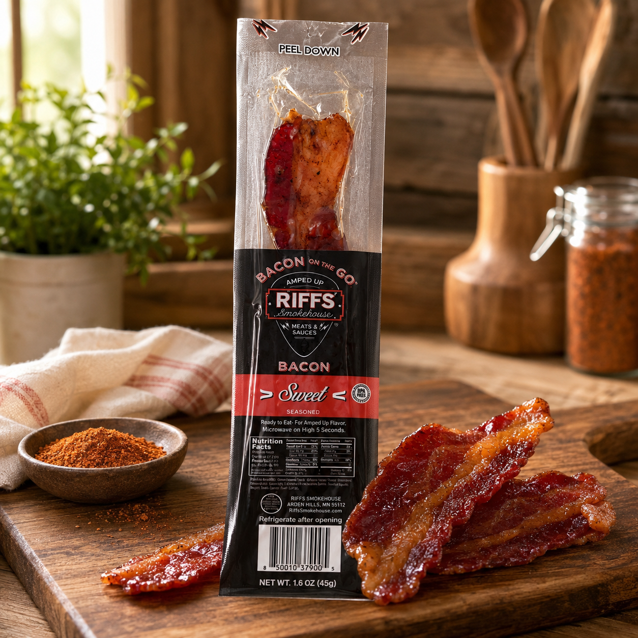 4 pc. Bacon Snack Pack by Jerky.com