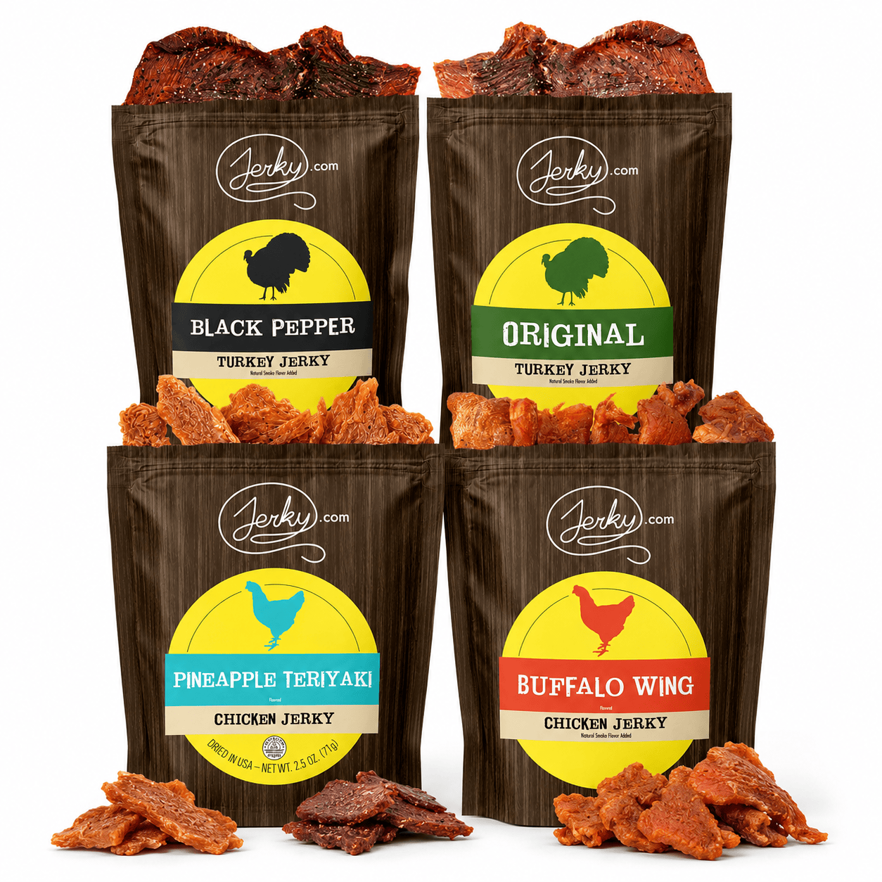 Chicken & Turkey Jerky Poultry Combo by Jerky.com