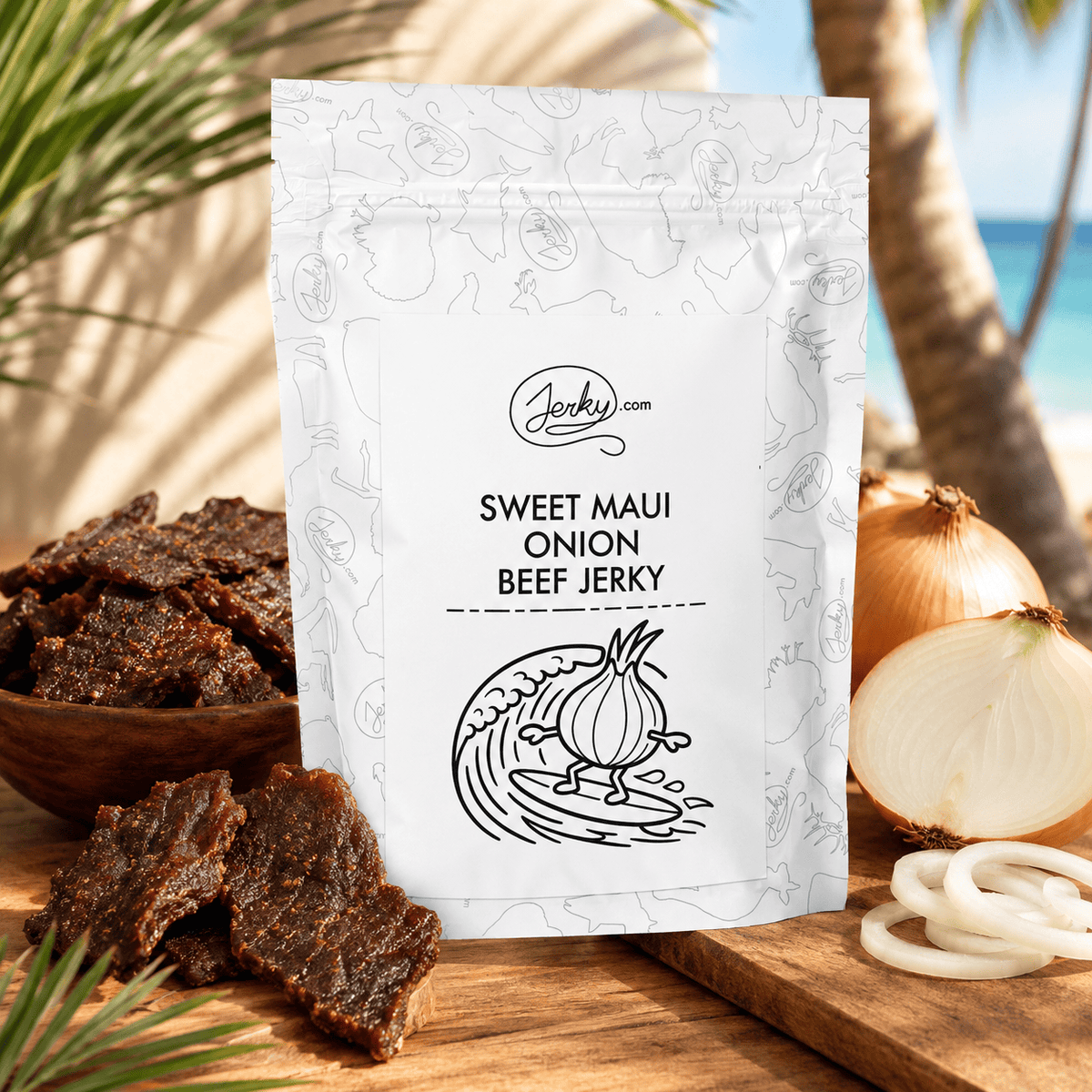 Test Kitchen Batch #54 - Sweet Maui Onion Beef Jerky 2oz by Jerky.com