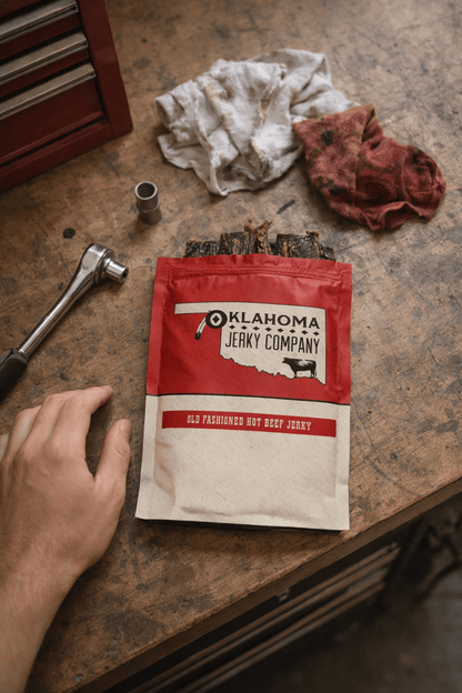Old Fashioned Style Beef Jerky - Hot by Oklahoma Jerky Company