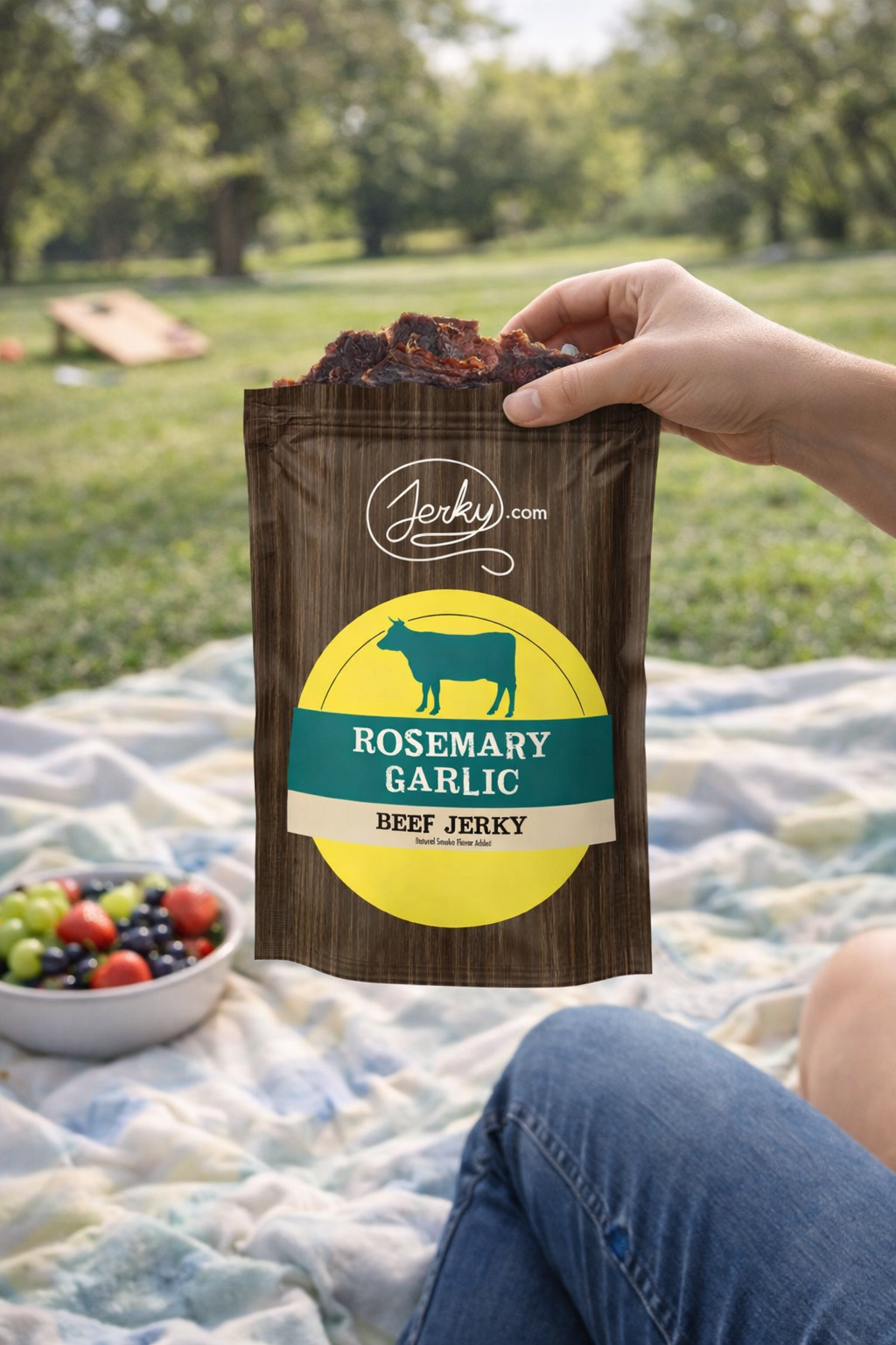 All-Natural Beef Jerky - Rosemary Garlic by Jerky.com