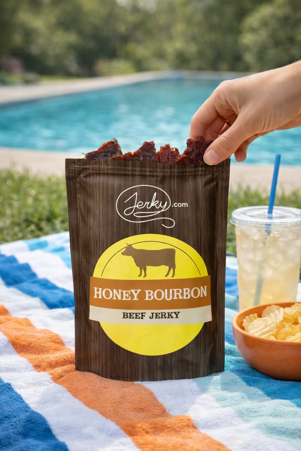 All-Natural Beef Jerky - Honey Bourbon by Jerky.com